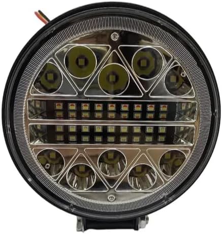 Faro 28 Led Luz Fija Azul Rojo Blanco Estrobo Auto Moto Ore