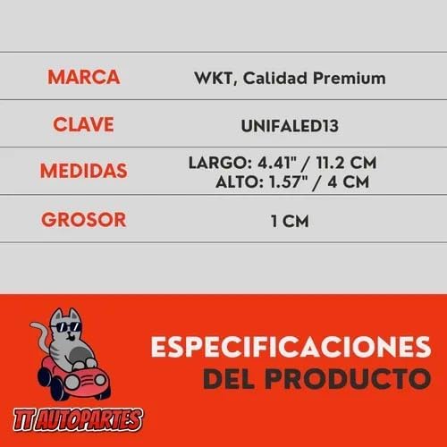 Faro Tipo Barra 12 Led Blanco Luz Fija Ore