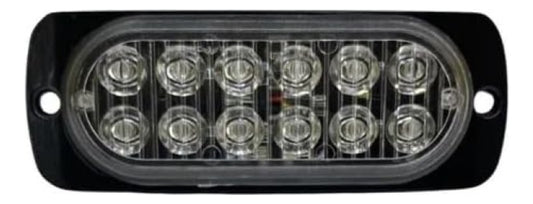 Faro Tipo Barra 12 Led Rojo Luz Fija