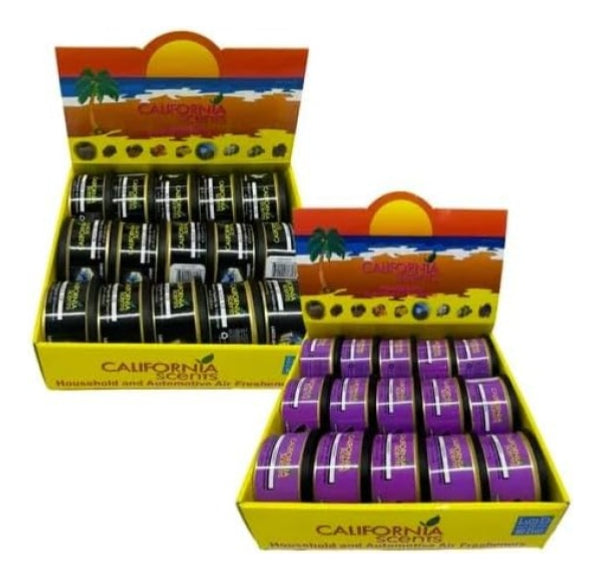 2 Cajas Aromatizante Auto California Scents Black Ice