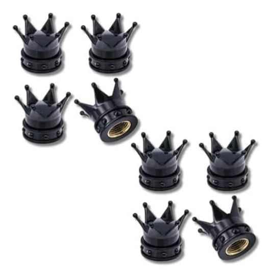 Tapones Corona Dorada Válvula Llanta 8P