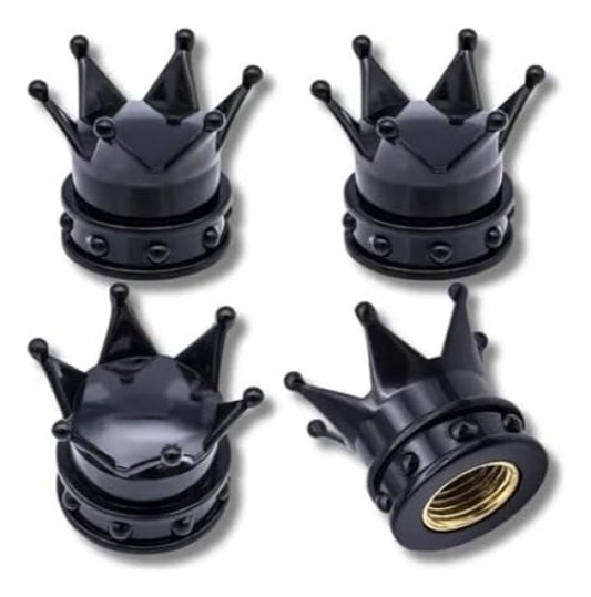 4 Tapones Valvula Aire Aluminio Moto Auto Granada Rojo