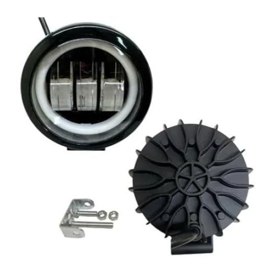 Faro Ojo De Angel 3.5'' Faro Niebla Luz Blanca Auto Moto Ore