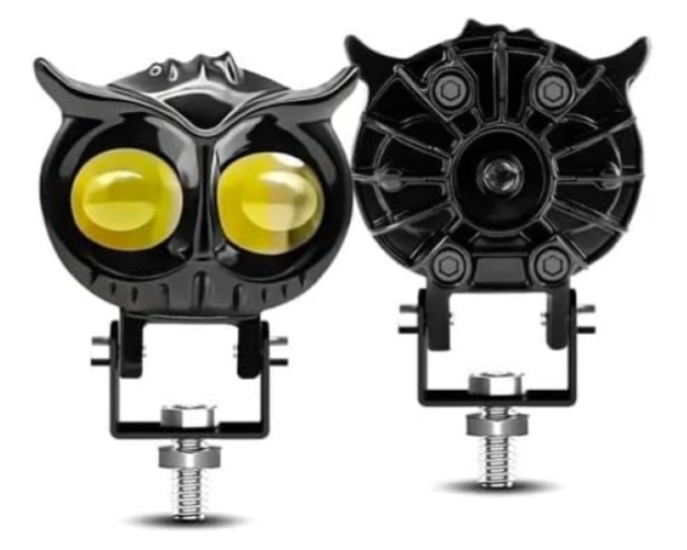 Faro Led Buho 80w Alta/Baja Doble Color Auto Moto Ore