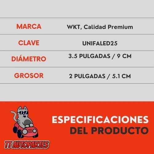 Faro Ojo De Angel 3.5'' Faro Niebla Luz Blanca Auto Moto Ore