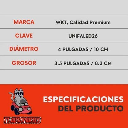 Faro De Niebla 4 Led Ojo Angel Para Jeep Wrangler Ore