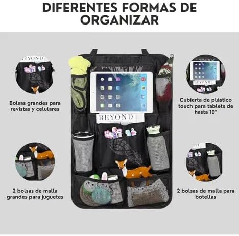 Genérico Organizador De Asiento Universal Auto Camioneta Coche 1 Pz
