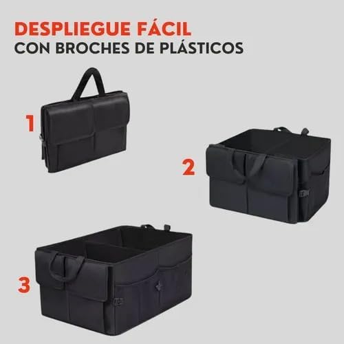Genérico 1 Pza Organizador Cajuela Universal Plegable Camioneta Auto