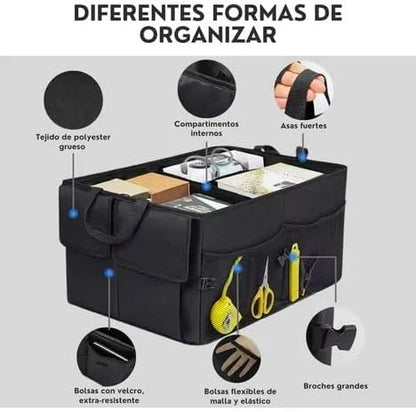 Genérico 1 Pza Organizador Cajuela Universal Plegable Camioneta Auto