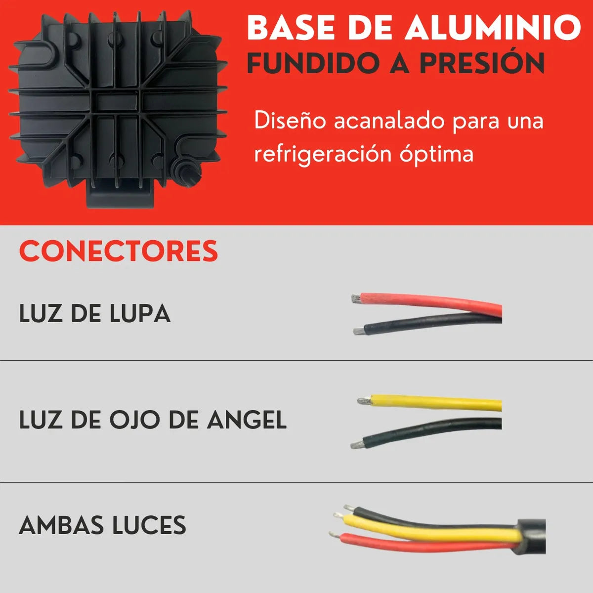 Par Faro Ojo Angel 4'' Faro Niebla Luz Blanca Auto Moto Ore