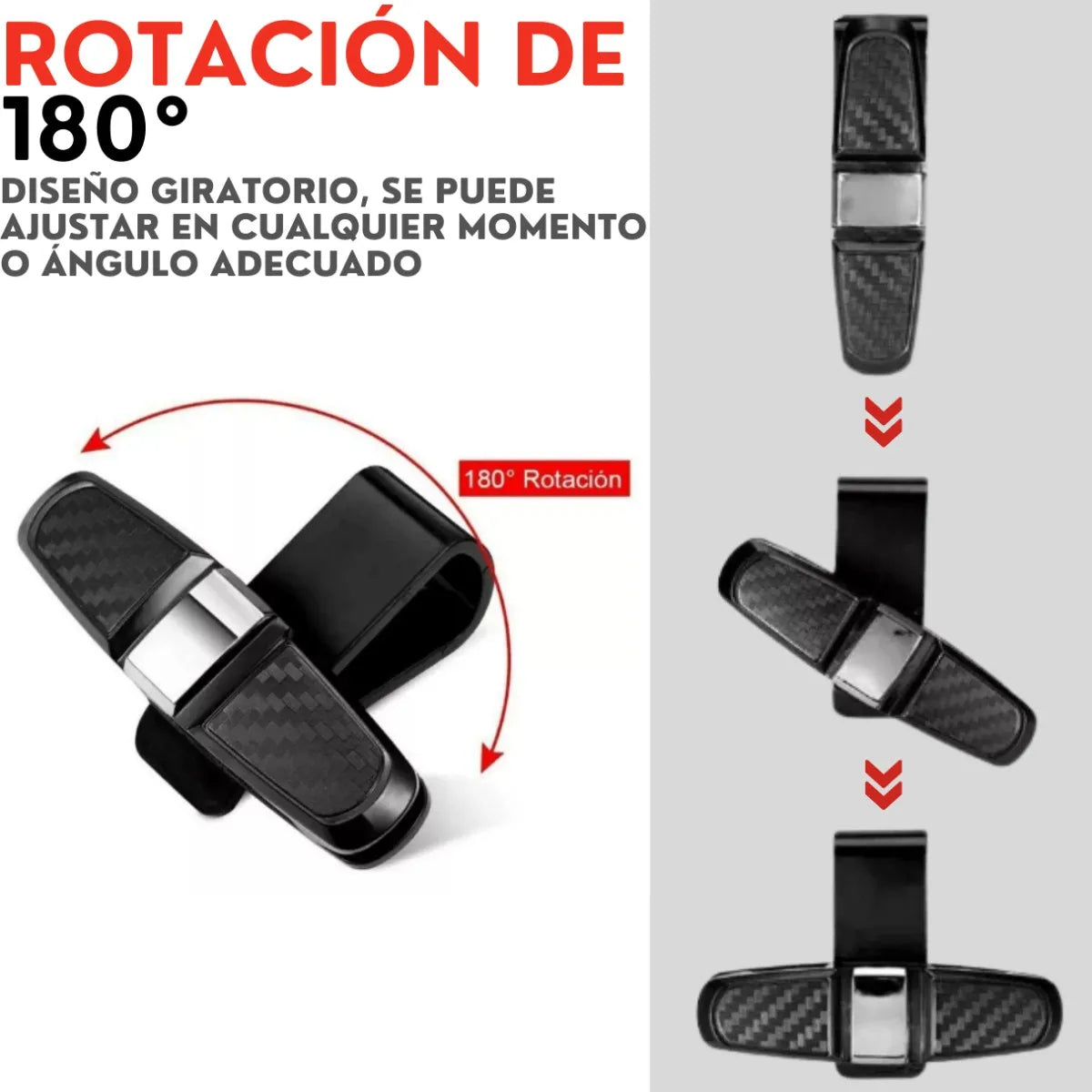 Genérico 2 Pzs Clip Porta Lente para Visera Auto Camioneta Universal