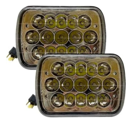  Faro Redondo 9 Led Luz Blanco Fijo 
