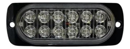 Faro Tipo Barra 12 Led Rojo Luz Fija 