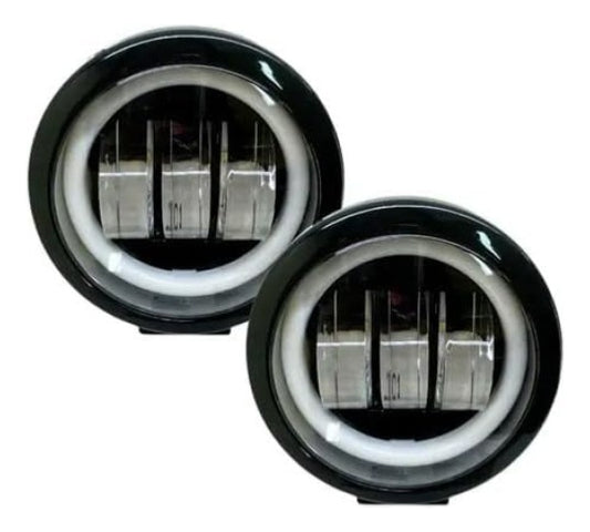 Faro De Niebla 4 Led Ojo Angel Jeep Wrangler 