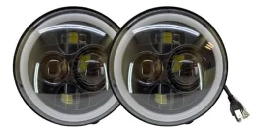  Tira 32 Led Auto Moto Luz Roja Direccional 