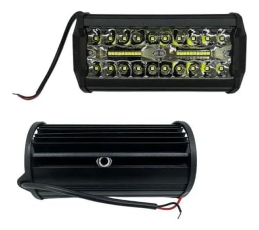  Faro Barra 24 Led Blanco Estrobo 