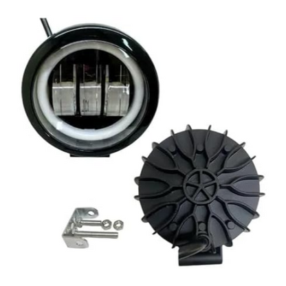 Faro Ojo De Angel 3.5'' Faro Niebla Luz Blanca Auto Moto Ore